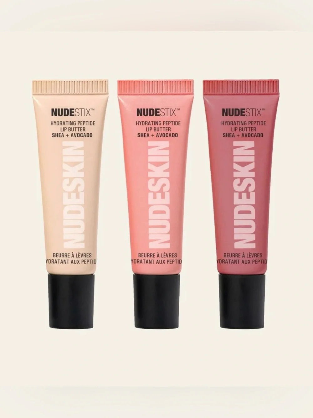 NUDESTIX Hydra Peptide Lip Butter Trio Set